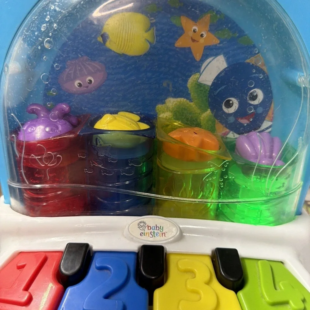 Baby Einstein Pop & Glow Piano 2 Modes Lights Music Popping Fun Tested